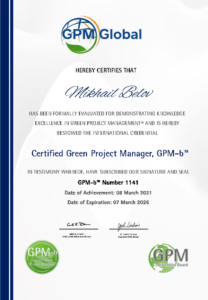 GPM-b certificate 1141 Mikhail Belov